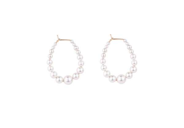 elegant earrings gold pearls bridal jewelry scaled Oana Savu