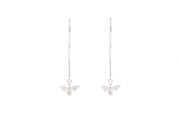 Sterling Silver Bee earrings, inspired by nature with a touch of romance.