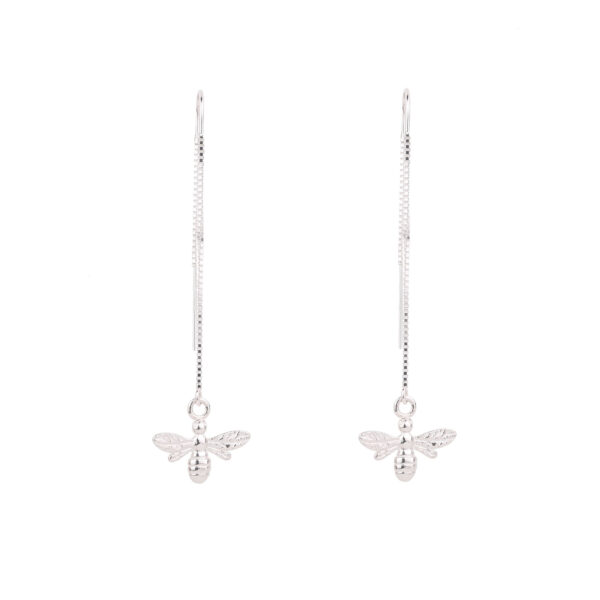 Sterling Silver Bee earrings, inspired by nature with a touch of romance.