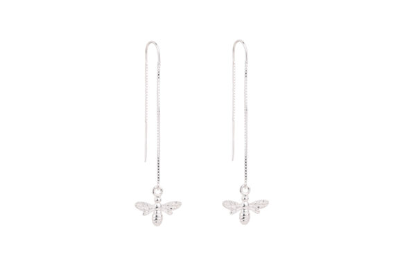 Sterling Silver Bee earrings, inspired by nature with a touch of romance.