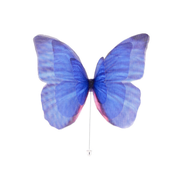 Butterfly Brooch - Dark Blue