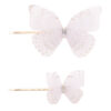 Butterfly Bobby Pin Duo - Off White