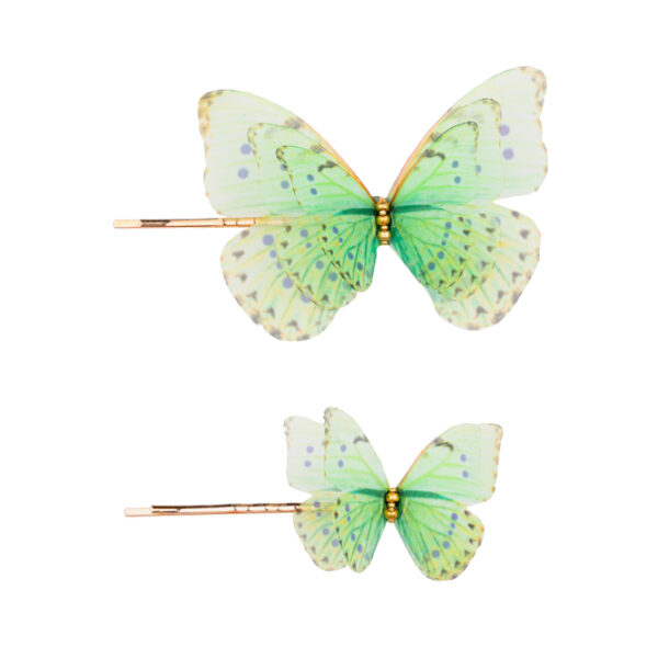 Mint Green fairy hair accessories. Whimsical bobby pin set for a daring soul.