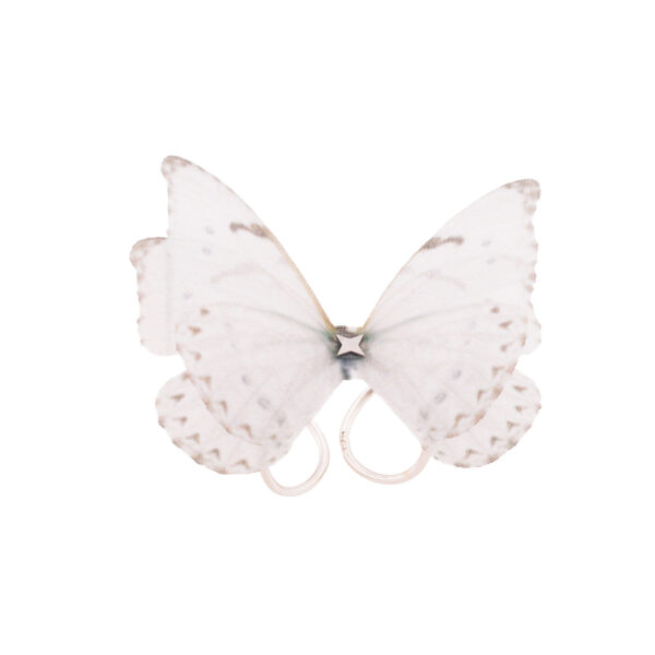 Butterfly Ring - White