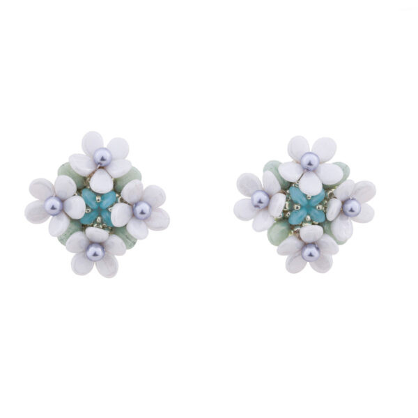 Forever Bloom - White & Blue