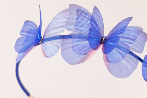 Butterfly Headband - Dark Blue - Image 3