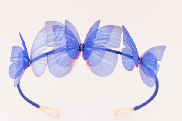 Butterfly Headband - Dark Blue - Image 2