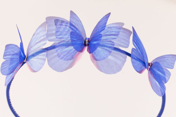 Butterfly Headband - Dark Blue - Image 4