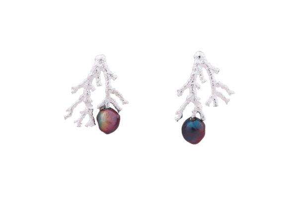 Coral Branch - Peacock Pearls