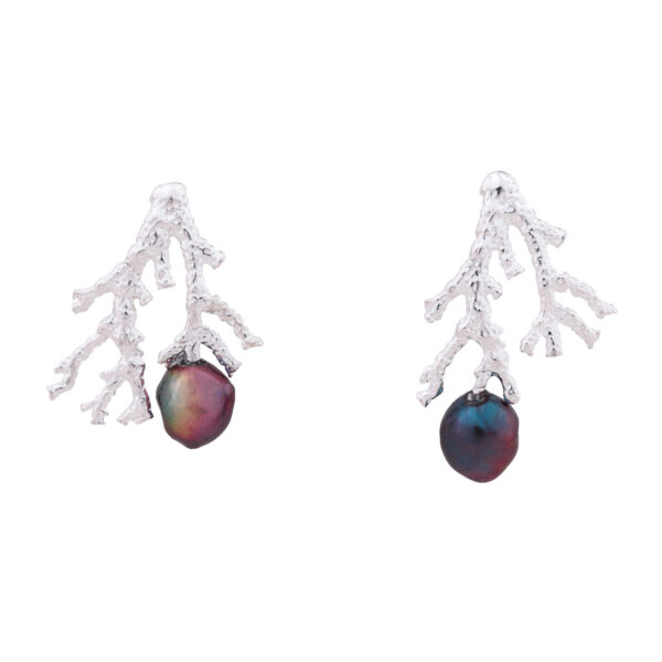 Coral Branch - Peacock Pearls
