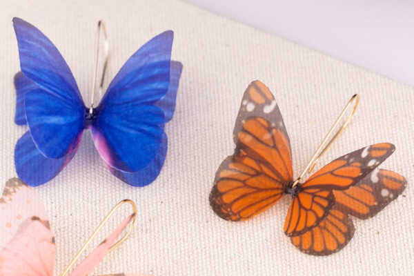 Butterfly Earrings - Monarch - Image 2