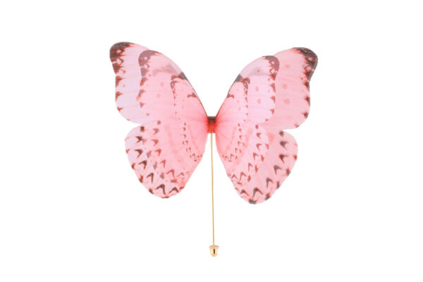 Butterfly Brooch - Dusty Pink