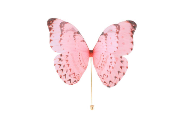 Butterfly Brooch - Dusty Pink