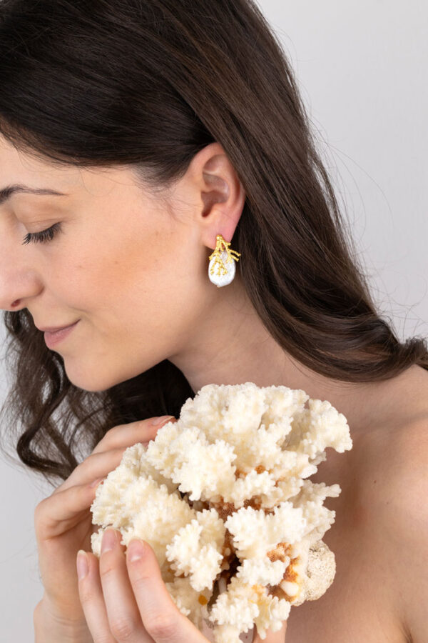 Coral Branch - White Pearls - Image 2