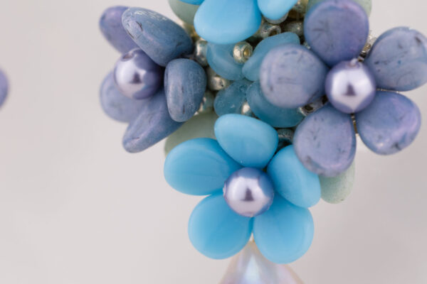 Forever Bloom with Pearls - Blue - Image 4