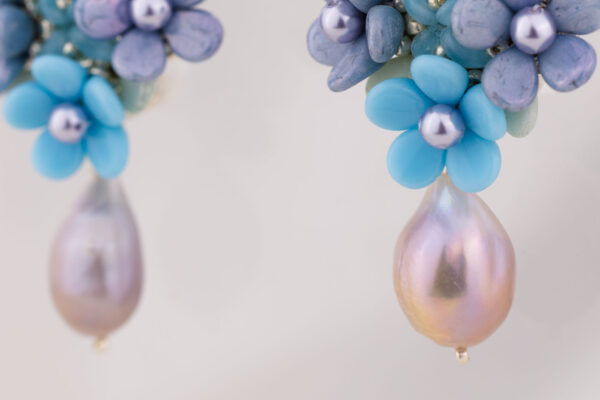Forever Bloom with Pearls - Blue - Image 5