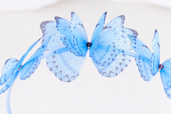 Butterfly Headband - Light Blue - Image 5