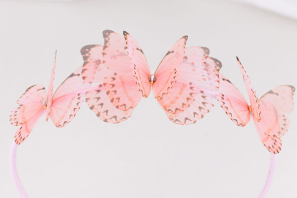 Butterfly Headband - Dusty Pink - Image 4