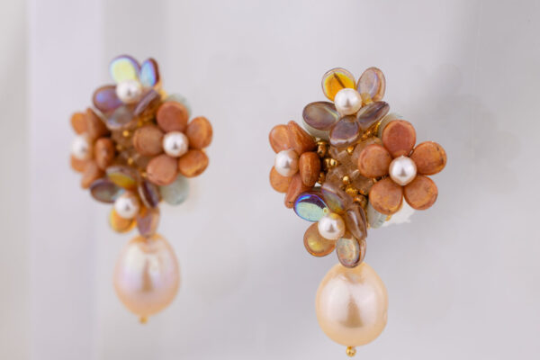 Forever Bloom with Pearls - Orange - Image 4