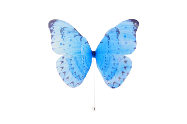 Butterfly Brooch - Light Blue