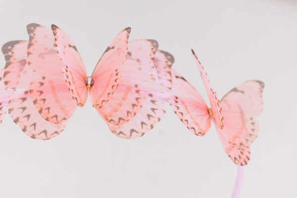 Butterfly Headband - Dusty Pink - Image 2