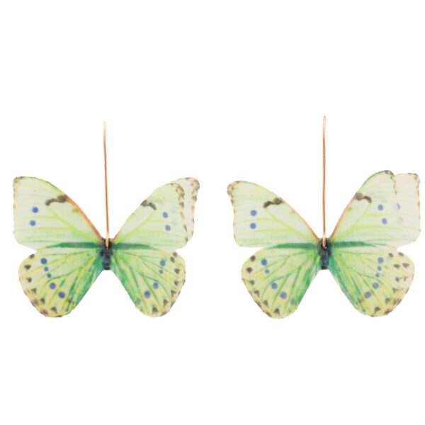 Butterfly Earrings - Mint Green