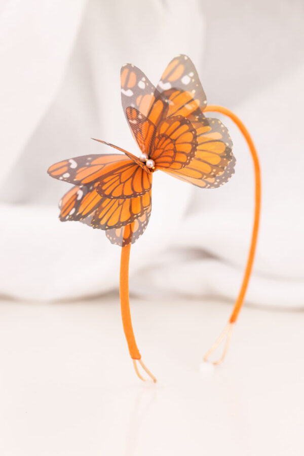 Butterfly Fascinator - Monarch - Image 2