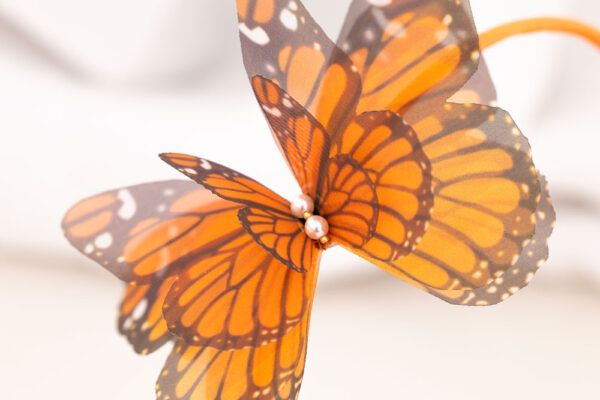 Butterfly Fascinator - Monarch - Image 3