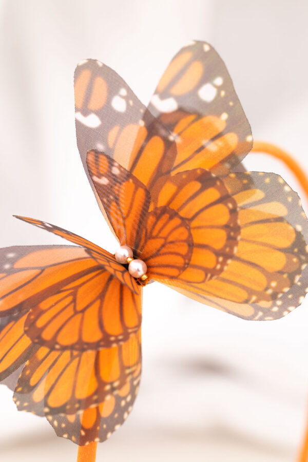 Butterfly Fascinator - Monarch - Image 4