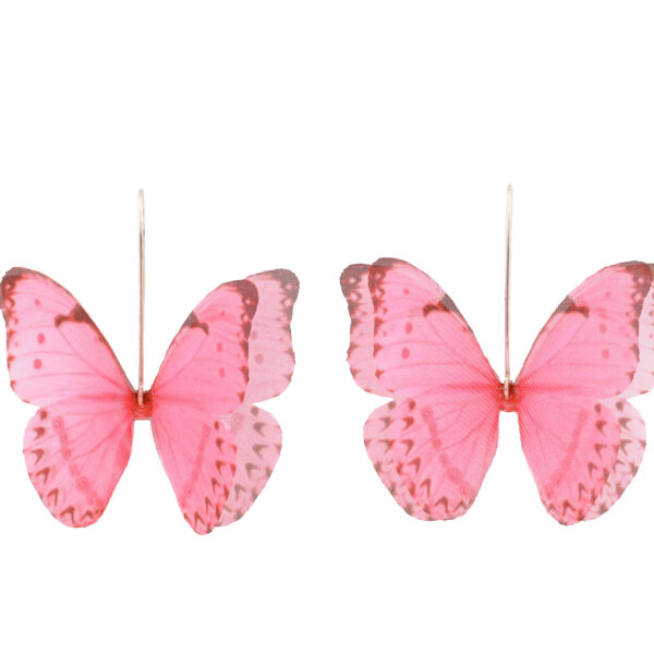 Butterfly Earrings - Pink