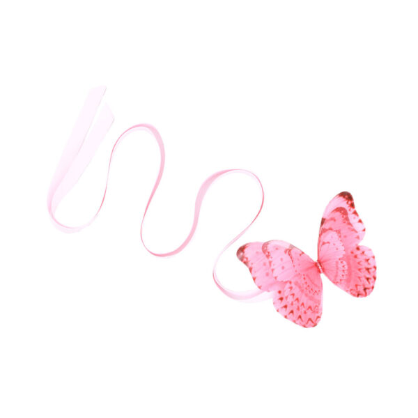 Handmade pink ribbon tie crafted from pure silk. This luxury accessory brings a soft touch of color and elegance to your hairstyle. Designed for those who want a premium, standout piece for every occasion, perfect for wedding day, summer outfit or party hair accessory