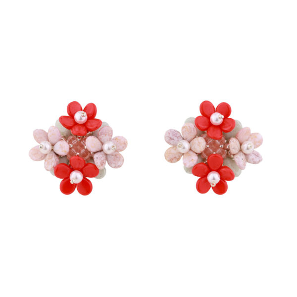 handmade beaded earrings with pearls and sterling silver, elegant earrings, premium quality jewelry handmade by oana savu