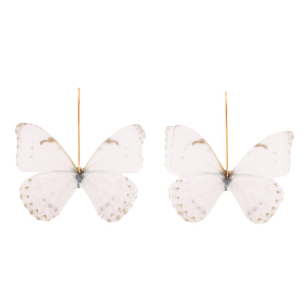 Butterfly Earrings - Off White