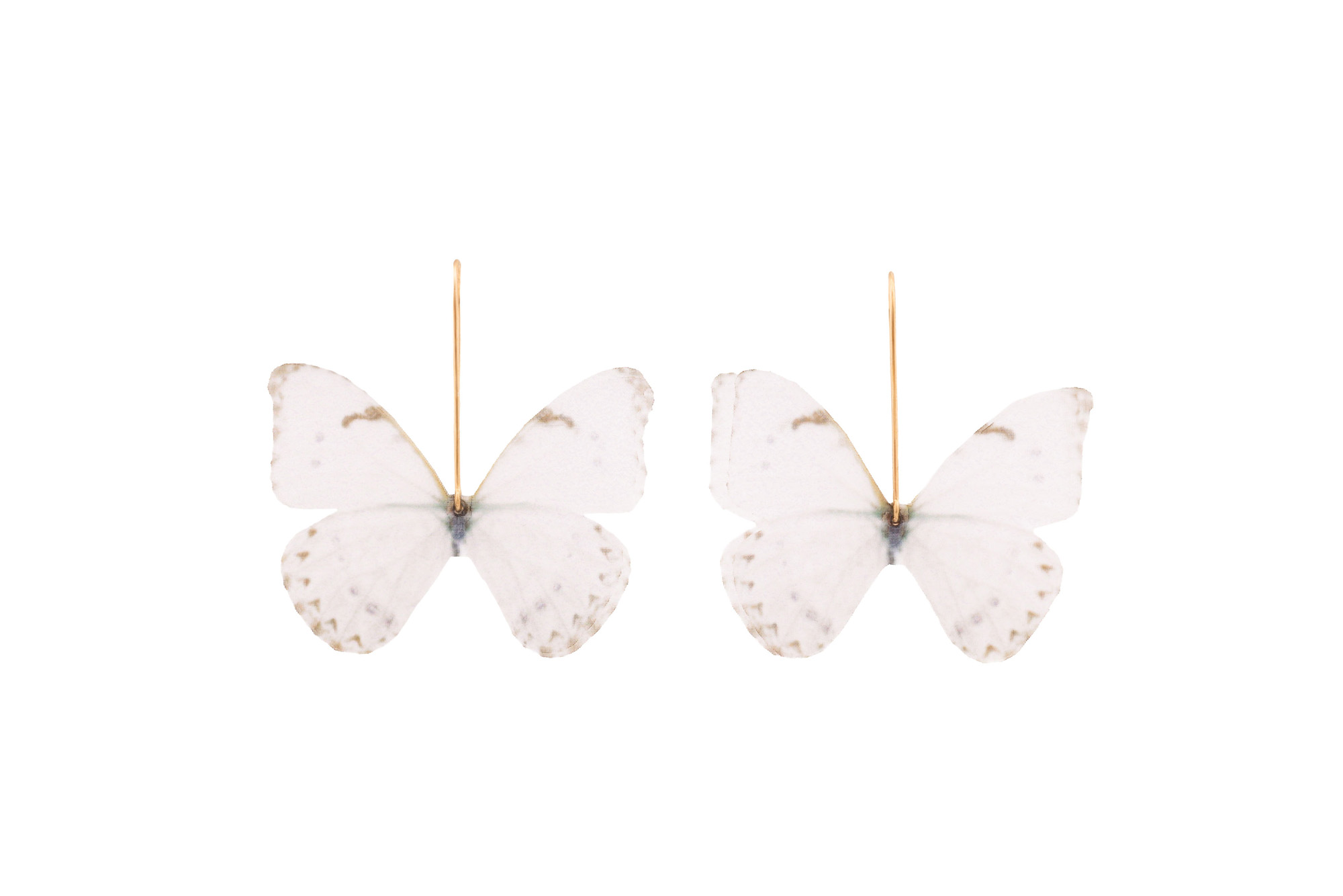 Butterfly Earrings - Off White Oana Savu Butterfly Earrings - Off White