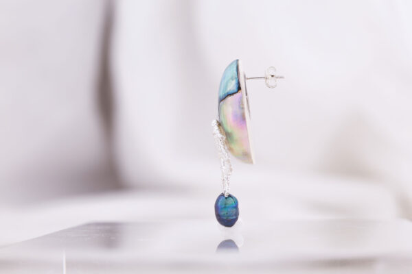 Nautilus & Coral Earrings - Image 4