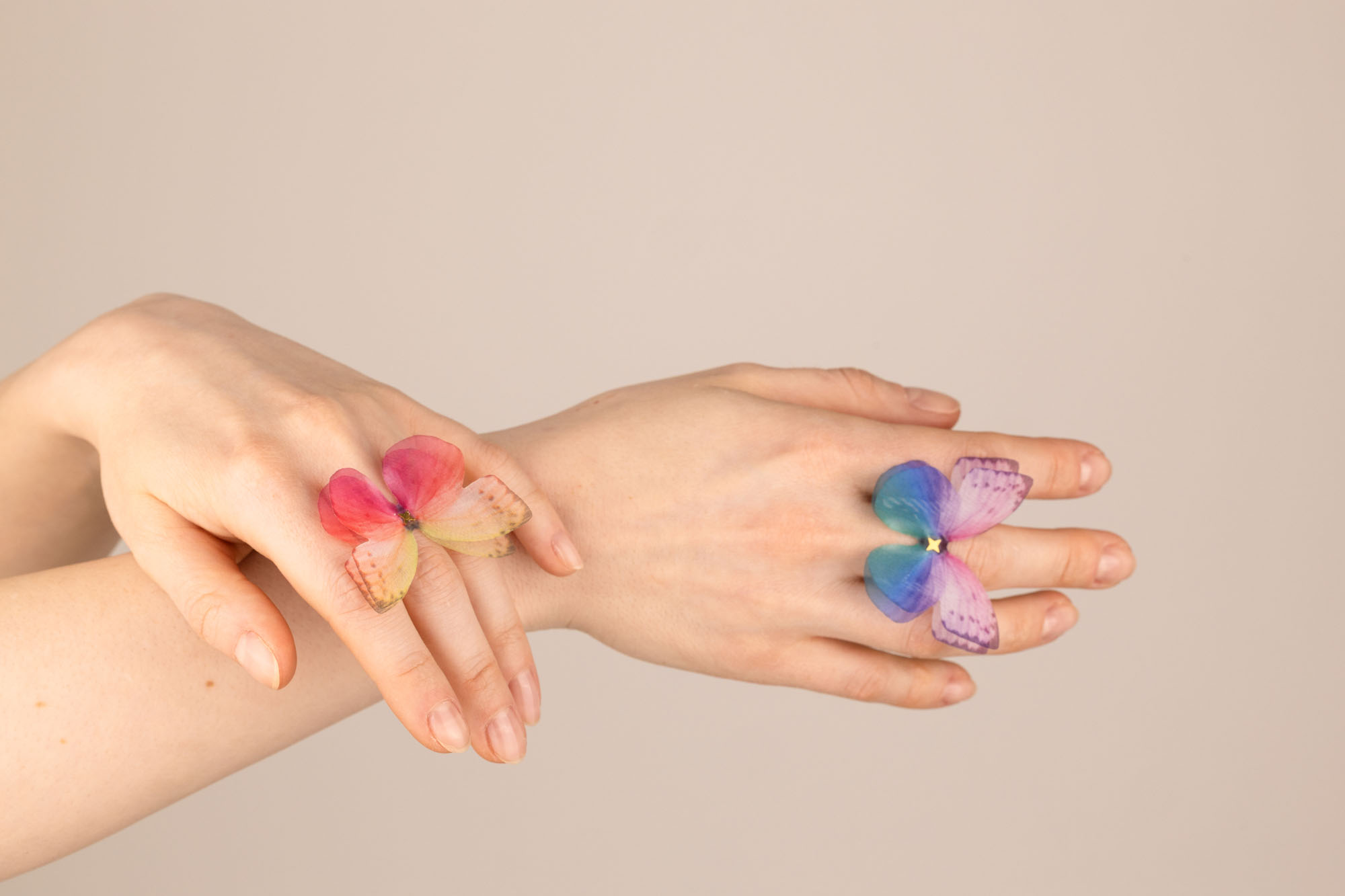 Butterfly Ring - Purple Oana Savu Butterfly Ring - Purple - Image 2