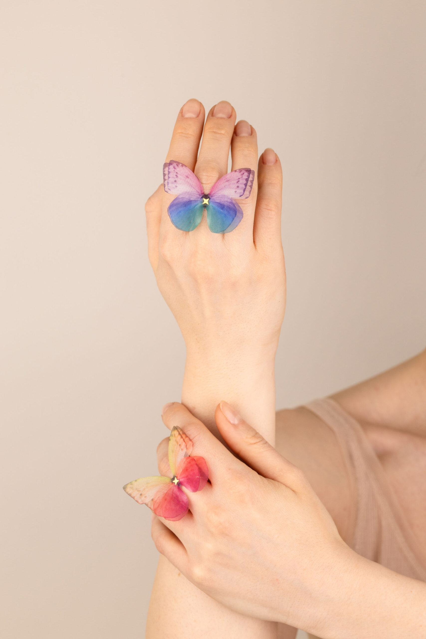 Butterfly Ring - Purple Oana Savu Butterfly Ring - Purple - Image 4